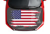 Customizable American Flag Style Hood Wrap Vinyl Custom Sizes VFRWB02