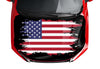 Customizable American Flag Style Hood Wrap Vinyl Custom Sizes VFRWB02