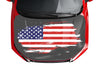 Customizable American Flag Style Hood Wrap Vinyl Custom Sizes VFRWB03