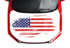 Customizable American Flag Style Hood Wrap Vinyl Custom Sizes VFRWB03