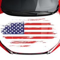 Customizable American Flag Style Hood Wrap Vinyl Custom Sizes VFRWB03