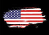 Customizable American Flag Style Hood Wrap Vinyl Custom Sizes VFRWB03