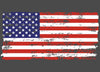 Customizable American Flag Style Hood Wrap Vinyl Custom Sizes VFRWB04