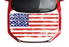 Customizable American Flag Style Hood Wrap Vinyl Custom Sizes VFRWB04