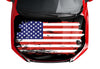 Customizable American Flag Style Hood Wrap Vinyl Custom Sizes VFRWB05