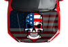 Customizable American Flag Punisher Skull Style Hood Wrap Vinyl Custom Sizes AFS02