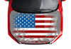 distressed american flag hood wrap