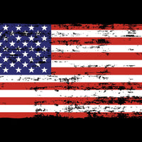 Customizable American Flag Style Hood Wrap Vinyl Custom Sizes VFRWB04