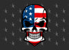 Customizable American Flag Punisher Skull Style Hood Wrap Vinyl Custom Sizes AFS01