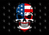 Customizable American Flag Punisher Skull Style Hood Wrap Vinyl Custom Sizes AFS01