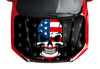 Customizable American Flag Punisher Skull Style Hood Wrap Vinyl Custom Sizes AFS01