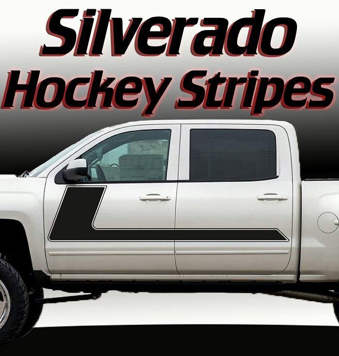 Chevy GMC hockey stripe graphics
