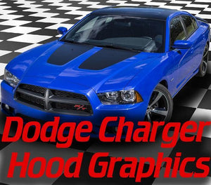 dodge charger hood blackout decal