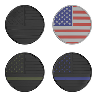 American Flag Emblem Badges