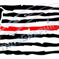 Distressed American Flag Side Graphics compatible with Toyota Tundra
