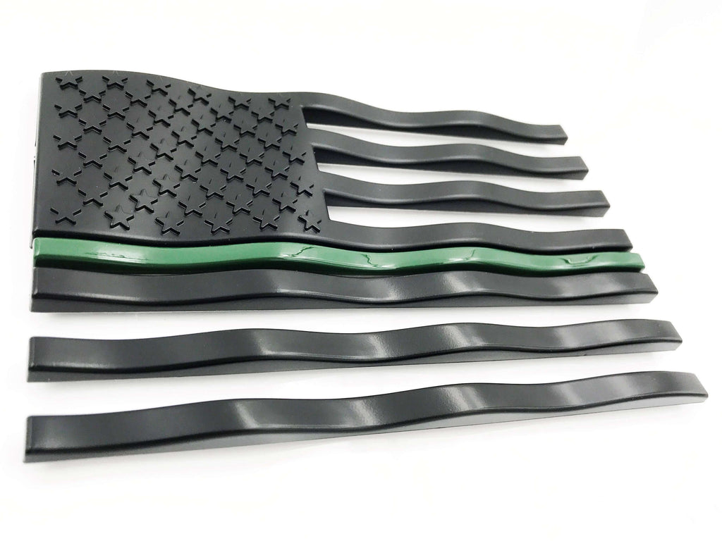 Black V8 American US USA Flag Chrome Metal Front Emblem Badge Fit Black V8 American US USA Flag Chrome Metal Front Emblem Badge Fit