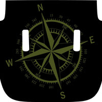 Compass Rose Hood Decal Compatible with Jeep Wrangler JL & Gladiator JT 2018-2022 01
