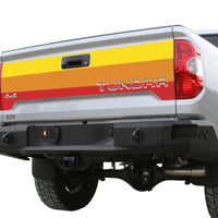 Toyota Tundra Retro Vintage Tailgate blackout graphics decal 2014-2021 with vinyl inserts for letters