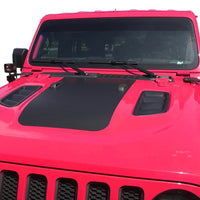 Hood Decal compatible with Jeep Wrangler JL and Gladiator JT Rubicon 3M Vinyl 2018-2021