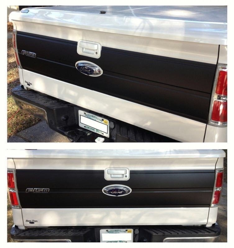 F-150 tailgate blackout graphics decal 2009-2014