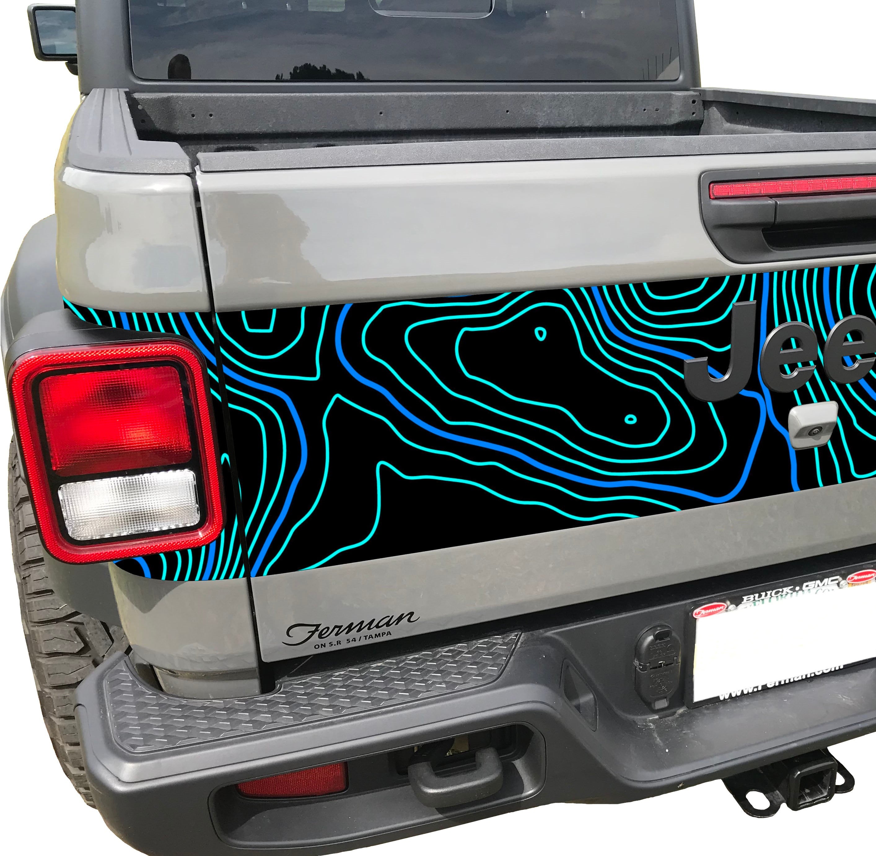 gmc truck rear window graphics
