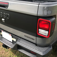 Tailgate & Taillight Blackout Decal compatible with Jeep Gladiator 2018-2022