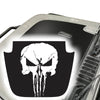 Punisher Skull Hood Decal Compatible with Jeep Wrangler JL & Gladiator JT 2018-2022 02