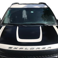 Hood Wrap Blackout Decal compatible with 2013-2015 Ford Explorer