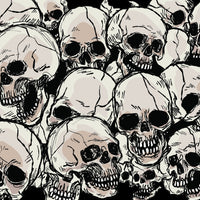 Customizable Skulls Punisher Hood Wrap Vinyl (52" x 72") 10 Year 3m Wrap Vinyl for Vehicles MS02